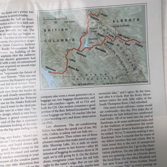 Trains Magazine of Railroading u February 1996 Vol 56 No 2 Private Cars Trave - Picture 10 of 10